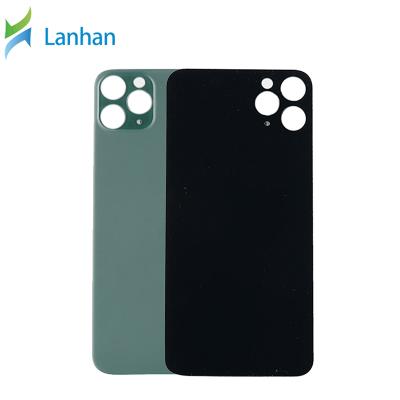 China New Arrival Glass Big Hole Back Glass For Iphone 11 Pro Max Battery Housing Back Door For Iphone 11 Pro Max for sale