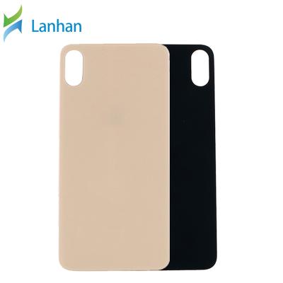 China Wholesale Original Glass Back Glass Cover For Iphone XS MAX Big Hole Rear Housing Glass For Iphone XS max for sale