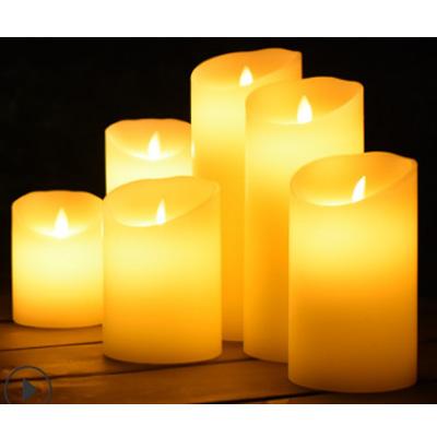 China Wholesale Customized Decorative Wax Color Electric Led Candle Flameless for sale