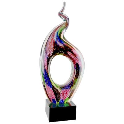 China Europe design custom new liuli crystal trophy for sale