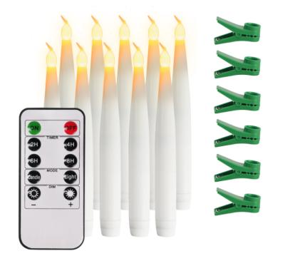 China Flameless Remote Control Plastic LED Candle Candle Light for sale