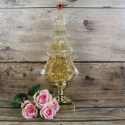 China ECO-frendly Decorative Christmas Tree Shape Oil Lantern for sale