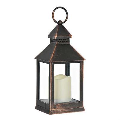 China ECO-frendly LED Candle Plastic Flameless Flickering Lantern with Timer for sale