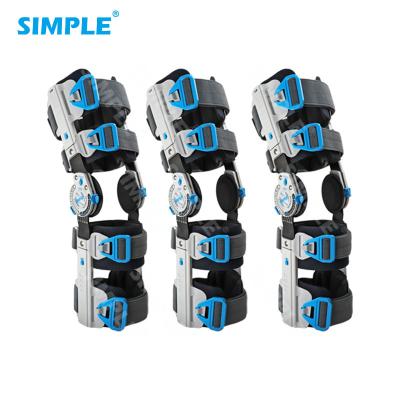 China SINGLE Adjustable ROM Hinge Adjustment Orthopedic Leg Braces/Angle Adjustable Knee Braces/Medical Postoperative Knee Support for sale