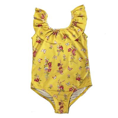 China Breathable Customize One Piece Swimwear Girls 13 Years UPF 50+ for sale