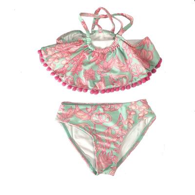 China Breathable Customize Fashion Little Girls Swimwear Kids Bikini Kids Beach Sport 2 Piece Swimsuit Swimwear For Kids Girls for sale