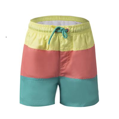 China Breathable Customize UPF 50+ Quick Dry Boys Swim Trunks Panel Shorts Swimsuit Swimwear Swimwear With Mesh Lining 2T-14 Years for sale