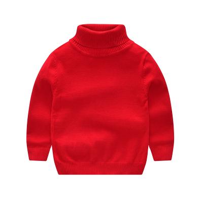 China 2021 New Autumn Sweater Anti-Shrink Neck Pullover Sweaters Baby Tops Basic Coat Kids Sweater for sale