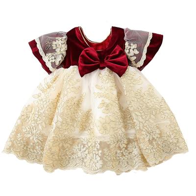 China New Breathable Summer Children Dress Baby Princess Kids Gown Baby Birthday Dress for sale