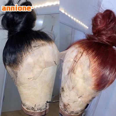 China Lace Front Human Hair Wig, Full Virgin Human Hair 360 Lace Wig Long, Cheap Individual Natural Straight Hair 360 Wig for sale