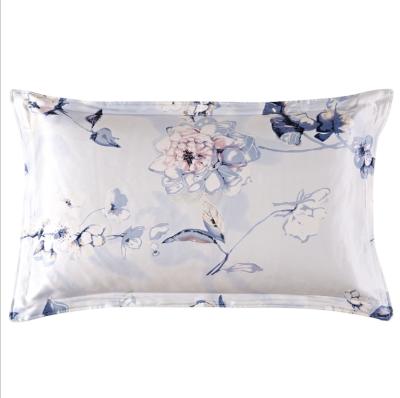 China Soft Special Genuine Unilateral Printing House Set Mulbery 100% Silk Pillowcase for sale