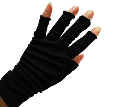 China New Machine Soft Waterproof Women Glove Home Body Knitting Fingerless Gloves for sale