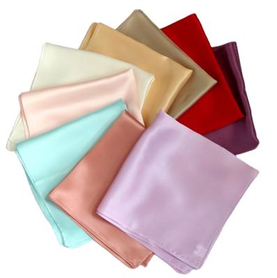 China Home Solid Color Soft Women Peel Face Friendly Soft Luxury Handkerchiefs for sale