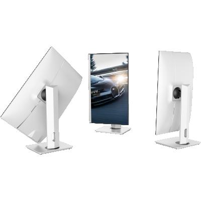 China Wholesale 23.8 inch Height Adjustable Bottom Silver Desktop All-in-one PC Speaker for sale