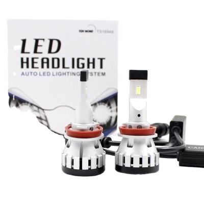 China Q3 H11 H8 H9 Car Led Headlight 60 Mil Led Chips Auto Led Head Lighting System Car Part Q3 Headlight Universal for sale