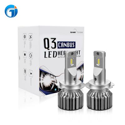 China Mini Grade High Power JG Lighting 12V Car Headlight Q3 H4 H11 Auto Headlight Q3 Auto Led Accord h7 for sale