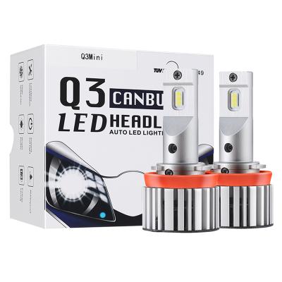 China Others Universal JG Auto Lights Q3 MINI 72W High Brightness Car Light Accessories Headlight Bulbs H4 for sale