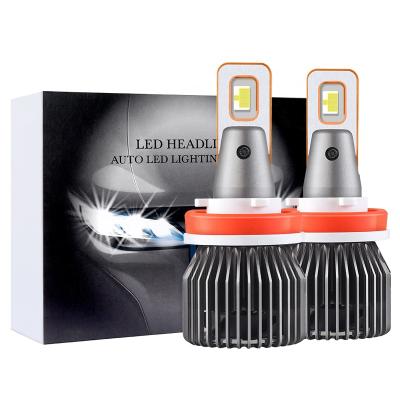 China JG CAR AUTOMOBILE HEADLIGHT BULB H11 STRONG LAMP CANBUS A6 LED Auto Lighting System Lights For Cars Universal for sale