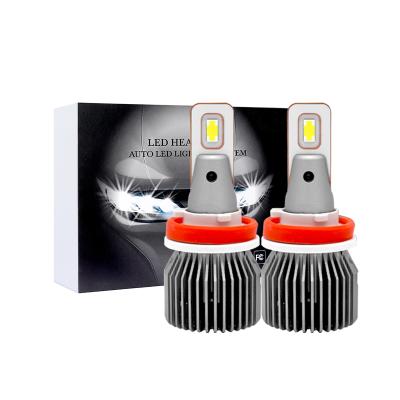 China JG Auto Upgrade A9 H4 H7 9005 9006 H11 Bulb Car LED Head Light Accessories For Car Universal for sale