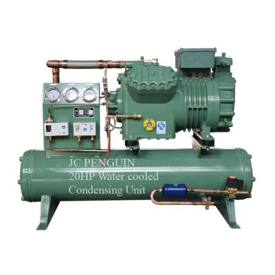 China 20HP Eco-friendly high quality water-cooled condensing unit for sale