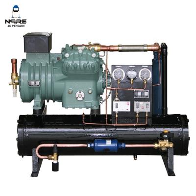 China 30HP Refrigeration condensing water cooled unit for chiller for sale