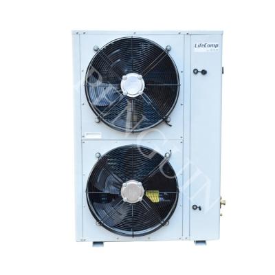 Cina Scroll compressor box 5HP double two fan air cooler condensing unit in vendita