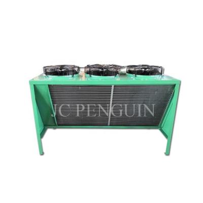 Cina Cheap industria copper tube & aluminum fin heat exchanger air cooled refrigeration condenser outdoor unit in vendita