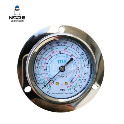 Cina High quality differential dry stainless steel air oil pressure gauge panel in vendita