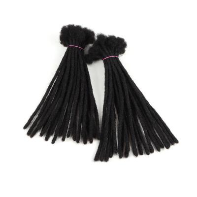 China Wholesale Dread Lock Hair 0.6cm Width VAST Hair Locs Dreadlock Extensions Curly Real Locs Hair for sale