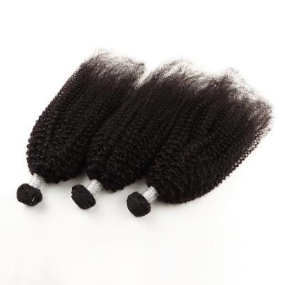 China HEFEI Mongolian Kinky Curly Raw Virgin Hair Extensions 4A 4B 4C VAST Curly Virgin Cuticle Aligned Afro Kinky Curly Hair Weave for sale