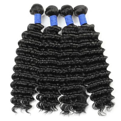 China Malaysian Human Hair 100% Raw Deep Wave Virgin Hair Cuticle Aligned Hair Dubai Mink Deep Wave Virgin Hair Bundles for sale