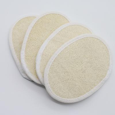 China All Natural 100% Natural Body Scrubber Glove Close Loofah Sponge Exfoliating Loofah Sponge Pads for sale