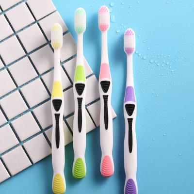 China Wholesale Disposable Custom Comfortable Handle Portable Simple Style Massage Toothbrush for sale