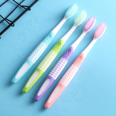 China wholesale Household Massage Handle With Fine Soft Bristle And Tongue Cleaner Toothbrush for sale