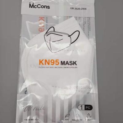 China Narrow Bag Package McCons kn950kn95 Individual Face Mask for sale