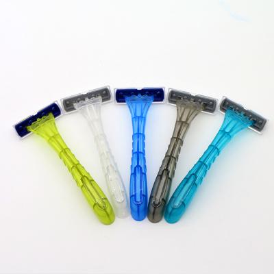 China High Quality Twin Blade Razor Hotel Disposable Shaving Disposable Razor For Men for sale