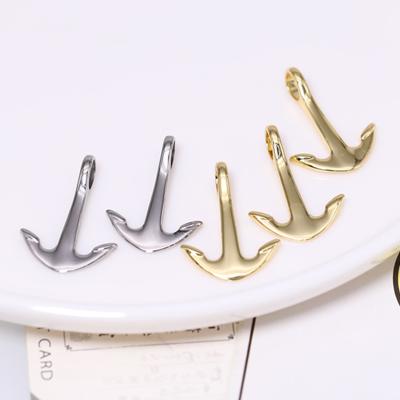 China Titanium Stainless Steel Anchor Hook Boat Anchor Necklace Bracelet Steel Material Handmade Jewelry Accessories 304 High Quality DIY Material for sale