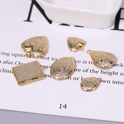 China High Quality DIY Jewelry Material Vintage Personalized Small Jewelry Accessories Picture Frame Necklace Bracelet Dangle Earrings for sale