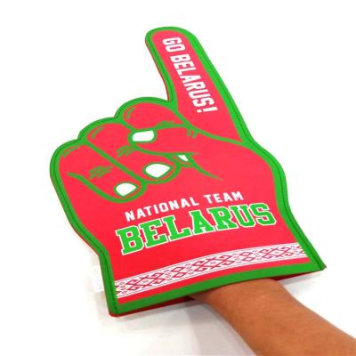 China Eco-friendly Design Your Own Foam Finger Custom EVA Foam Middle Finger for sale