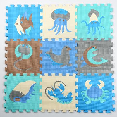 China Eco-Friendly Anti-Slip Single Mat Eco-Friendly Sports Baby Toys Ocean Foam Puzzle Mat for sale