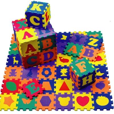 China Melors Eco-friendly Colorful Kids Play Mat Eva Foam Educational Jigsaw Puzzle Mat for sale