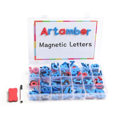 China 2021 hot sellingToys Educational Toy Set Amazon New Customized Alphabet Learn Magnetic Number Educational Kids Foam Letters Toys For Children for sale