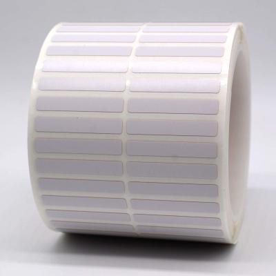 China 38 mm x 6 mm 1 mil witte matte hoge temperatuurbestendige polyimide sticker Te koop