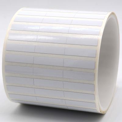 China 25x6mm 2mil Etiqueta de poliamida blanca brillante resistente a altas temperaturas para antiestática en venta