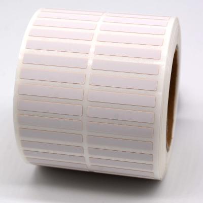 China Etiquetas adhesivas de alta temperatura de 25 mm x 4 mm 1 milímetro de poliimida blanca mate en venta