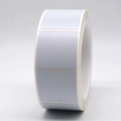 China Etiqueta adhesiva permanente de 37x37 mm 2 millas Etiqueta de poliimida blanca mate para metal en venta