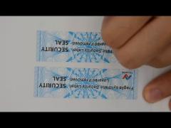 Customized printing Ultra-destructible label materials Electrical Label