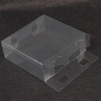 China Handmade Custom Printed Clear Plastic Folding Box Packaging Gift Packaging PVC Box for sale