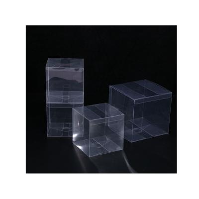 China Small Recyclable Clear Printed PVC Plastic Box Plastic Box PVC Cosmetic Packaging for sale