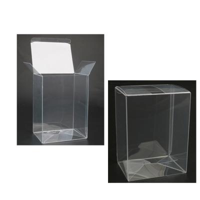 China Recyclable Plastic Custom Box PET Box Clear Christmas Gift Packing Box Clear PVC Box for sale